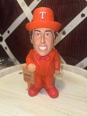 Texas Rangers Orange Mascot Bobblehead